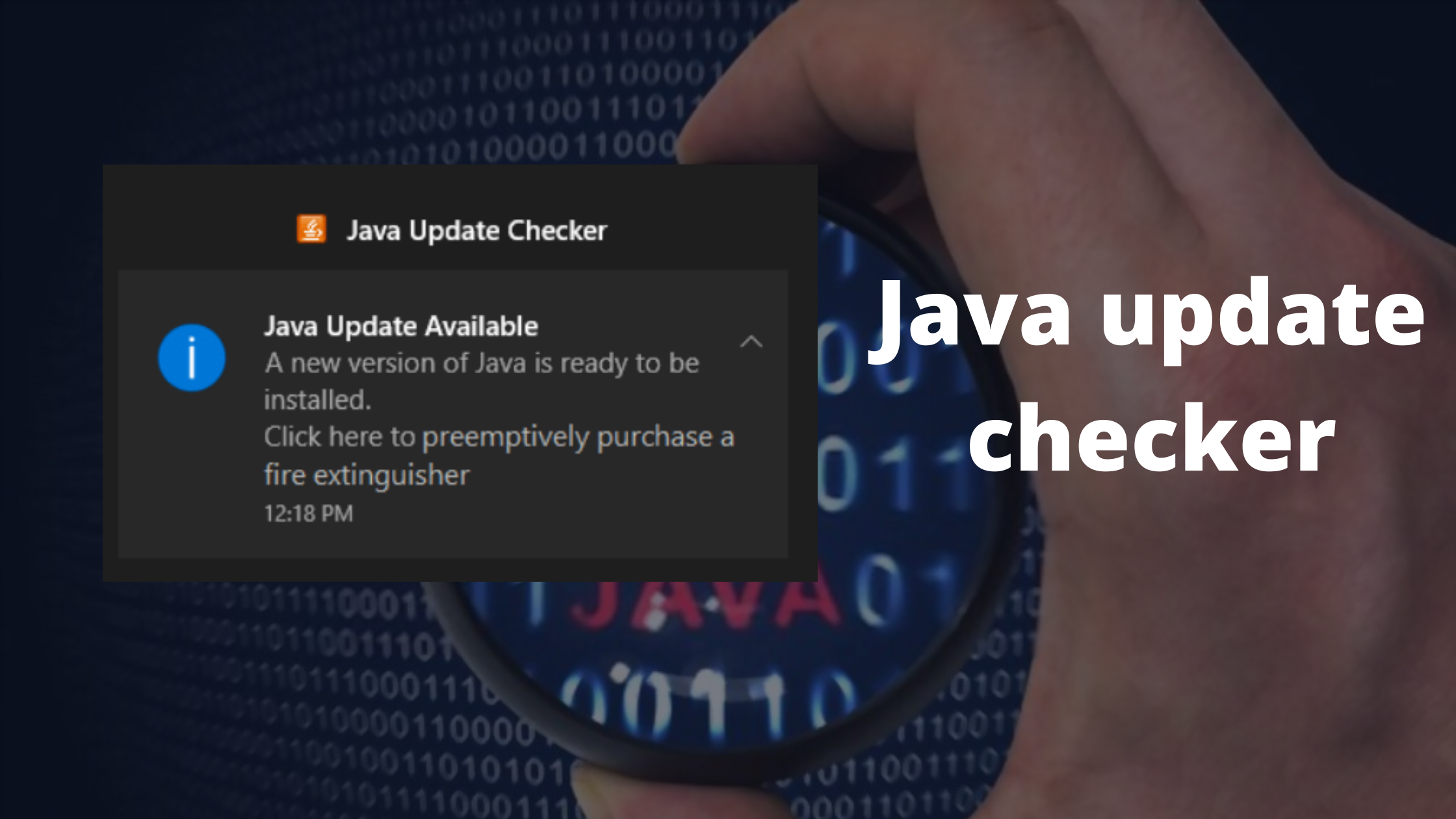 java update checker